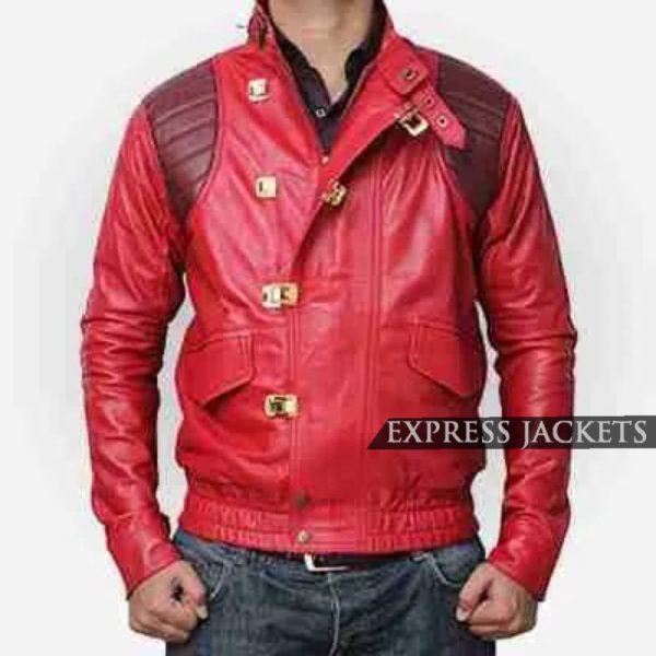 Good for Health Akira Kaneda Red Leather Jacket