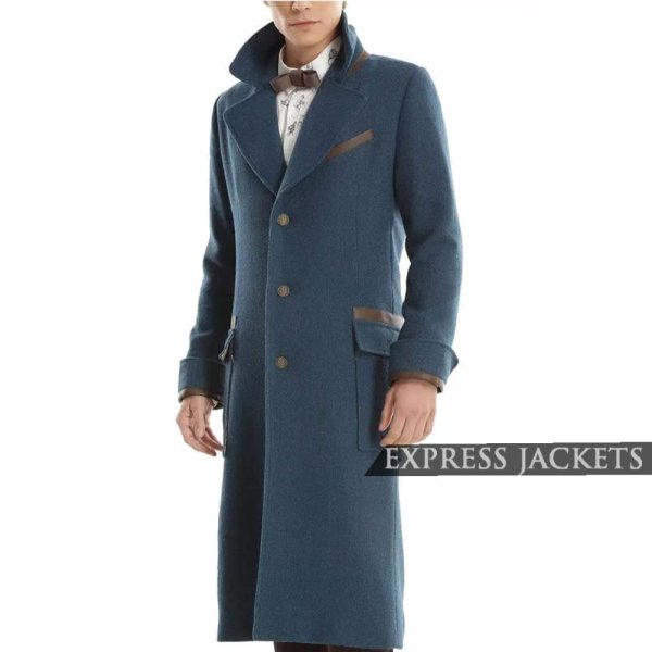 Fantastic Beasts Eddie Redmayne (Newt S) Wool Trench Coat