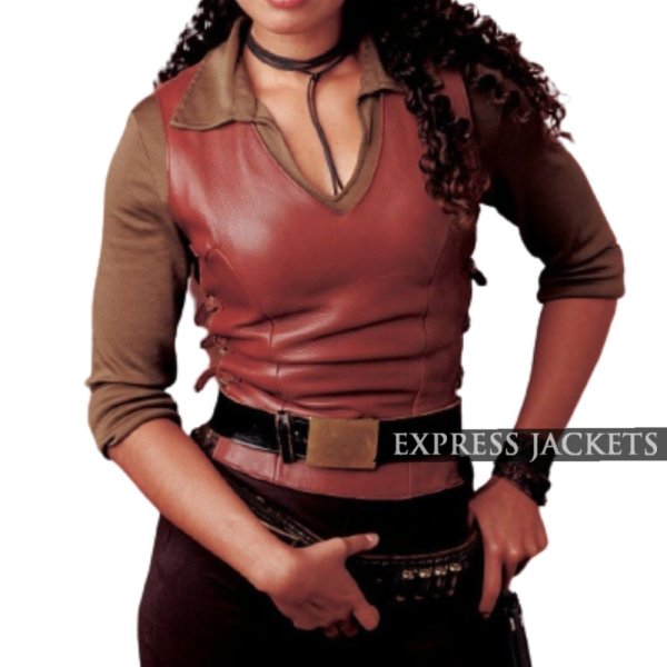 Firefly Gina Torres (Zoe Washburne) Brown Vest
