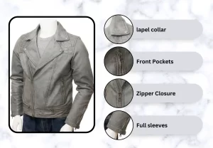 men-grey-leather-cross-zip-biker-jacket
