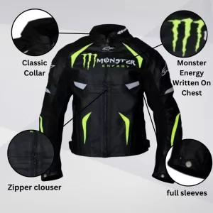 Monster Energy Jacket | Alpinestars Scream Leather Costume