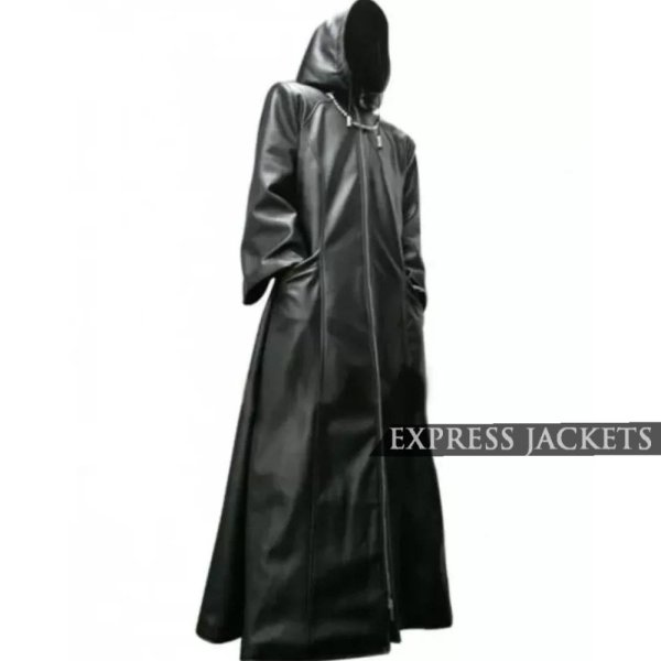 Kingdom Hearts Organization XIII Black Leather Coat
