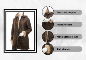 women-brown-sheepskin-duffle-coat