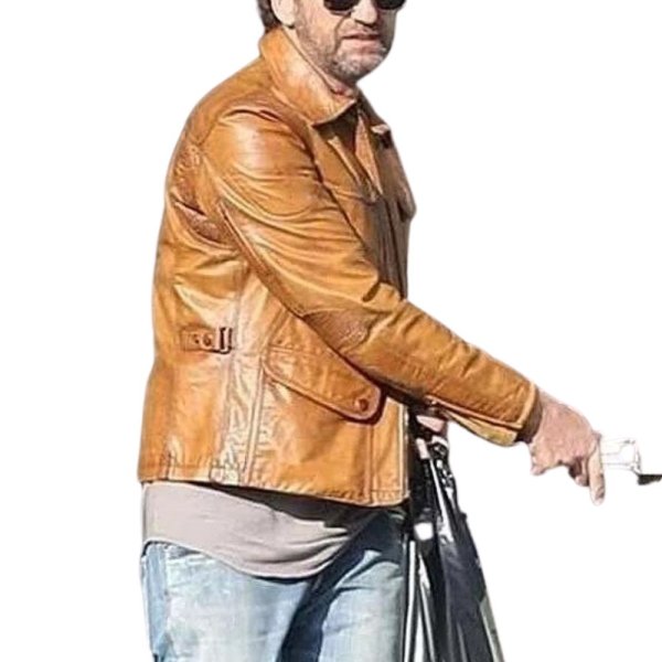 gerard-butler-brown-leather-jacket