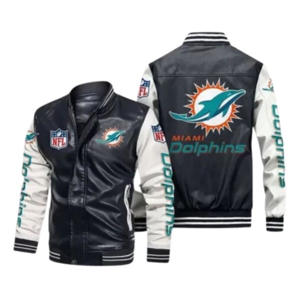 miami-dolphins-leather-jacket