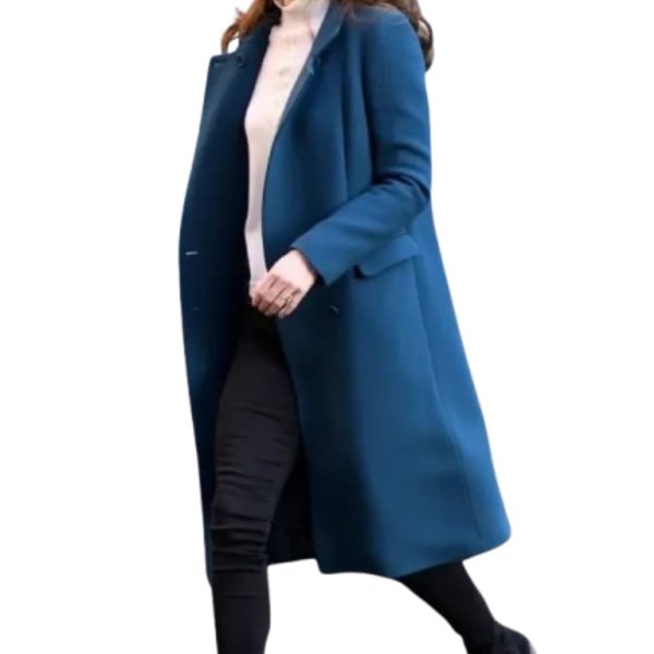 kate-middleton-teal-blue-trench-coat