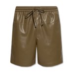mens-elastic-leather-shorts